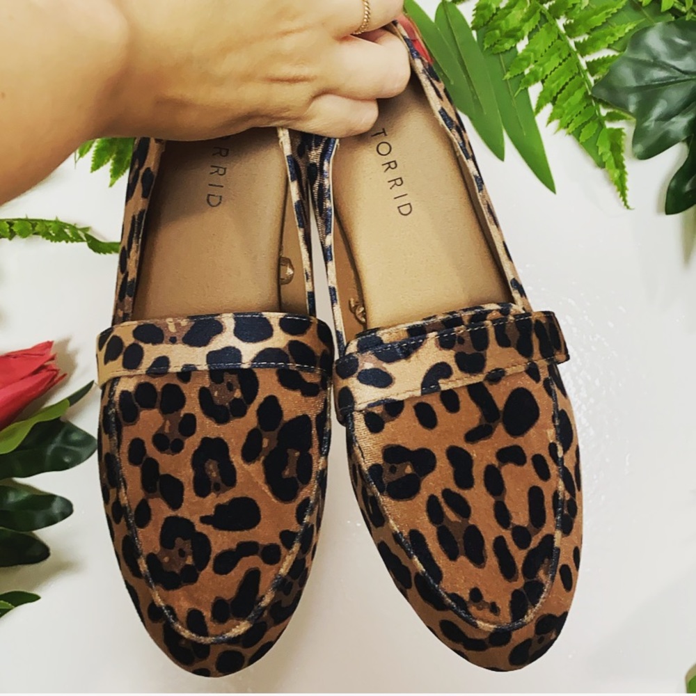 Torrid ✨cheetah print leopard soft loafer 7.5W - Picture 1 of 5